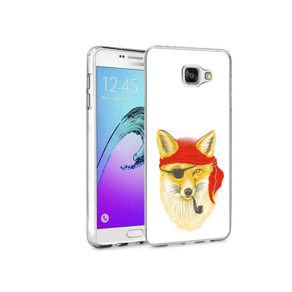 

Чехол MyPads Tocco для Samsung Galaxy A9 Pro лиса-пират (PT52968.556.440), Прозрачный, Tocco