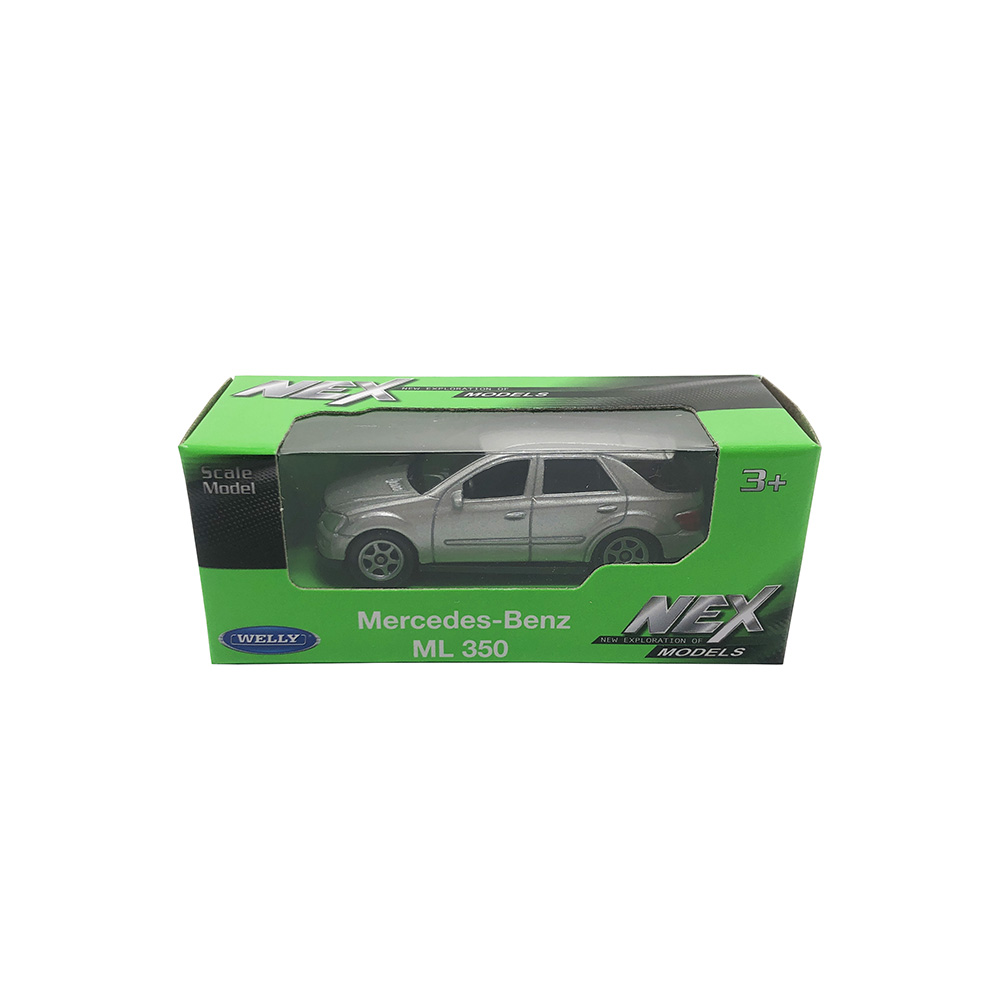 Машинка Welly Mercedes-Benz ML 350 серебристый набор 22A 52020-36WD 22A