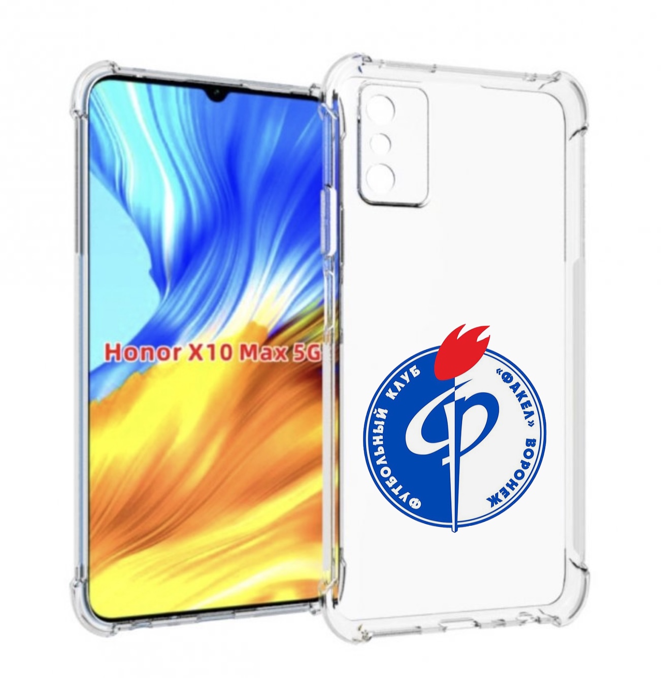 

Чехол MyPads фк факел воронеж мужской для Honor X10 Max, Прозрачный, Tocco