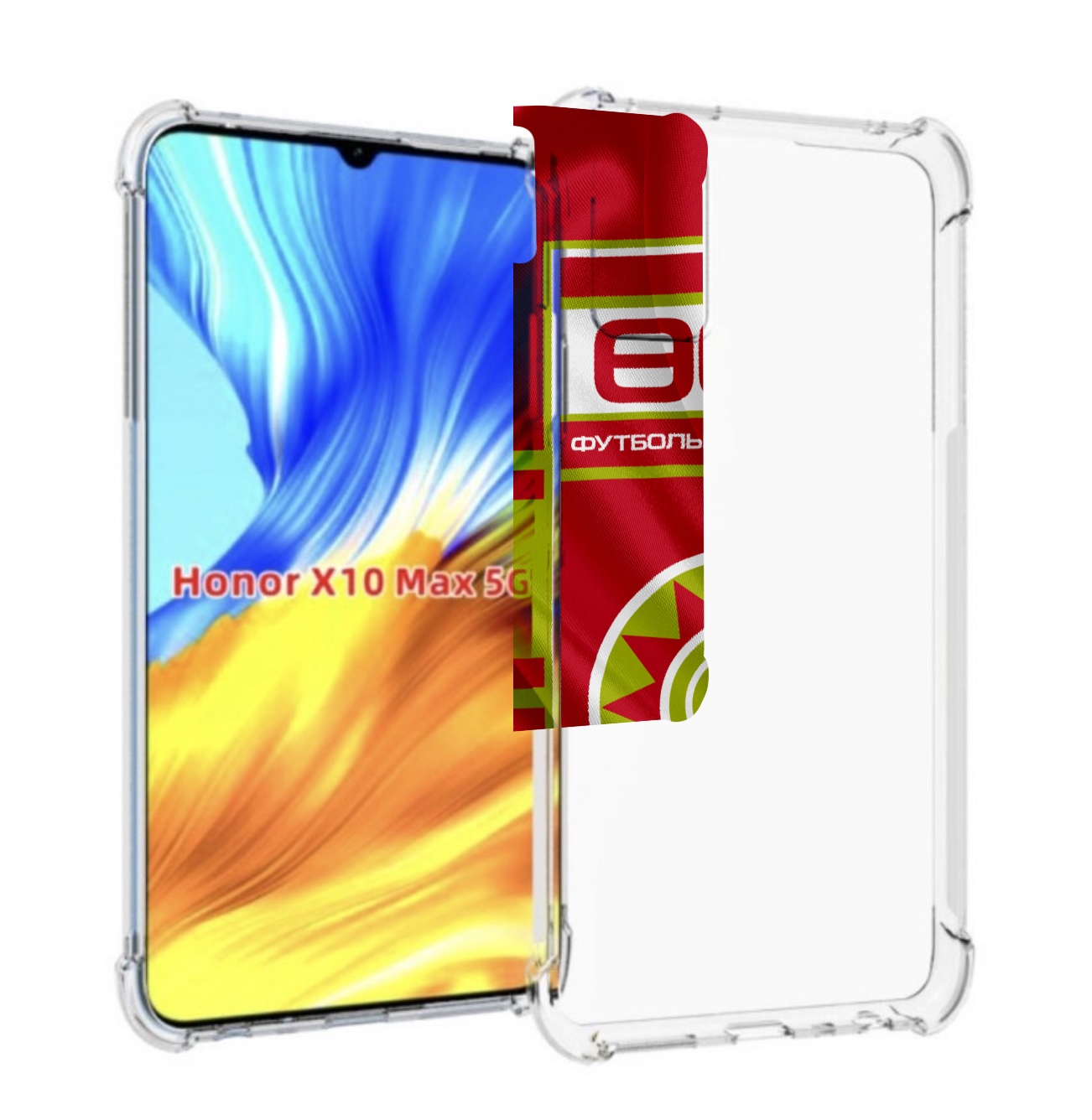

Чехол MyPads фк уфа для Honor X10 Max, Прозрачный, Tocco