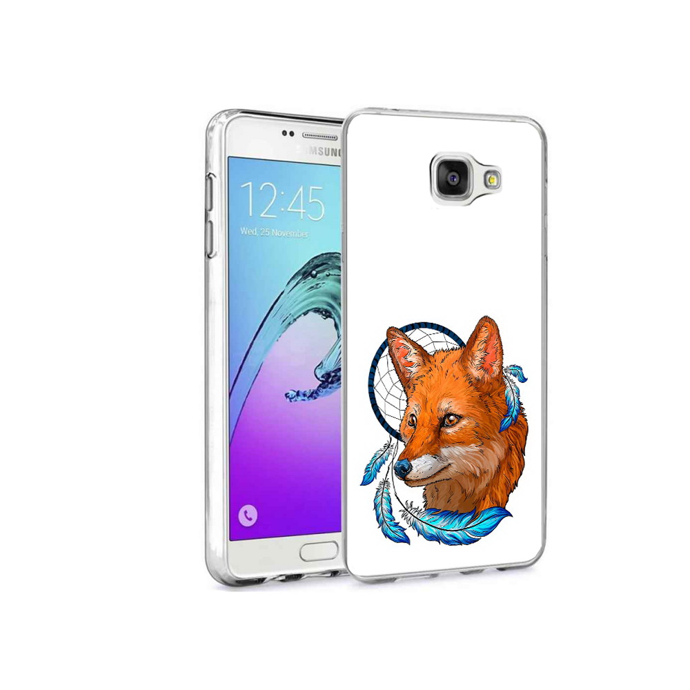 

Чехол MyPads Tocco для Samsung Galaxy A9 Pro лиса и ловец снов (PT52968.556.438), Прозрачный, Tocco