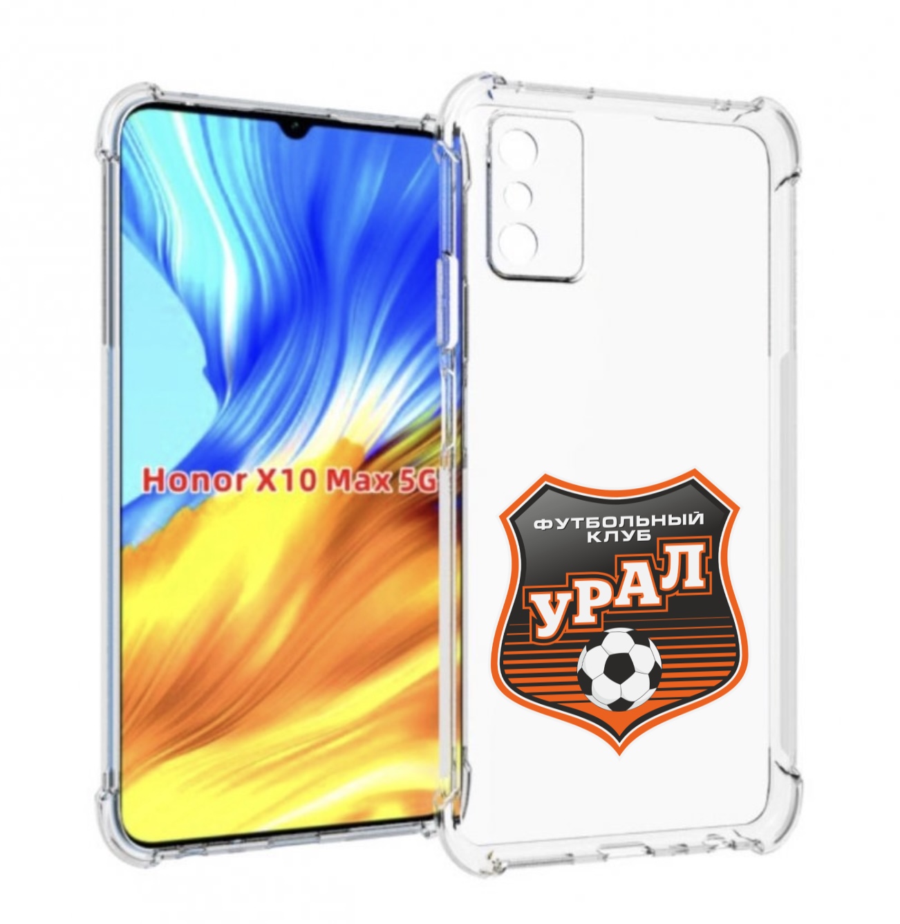 

Чехол MyPads фк урал мужской для Honor X10 Max, Прозрачный, Tocco