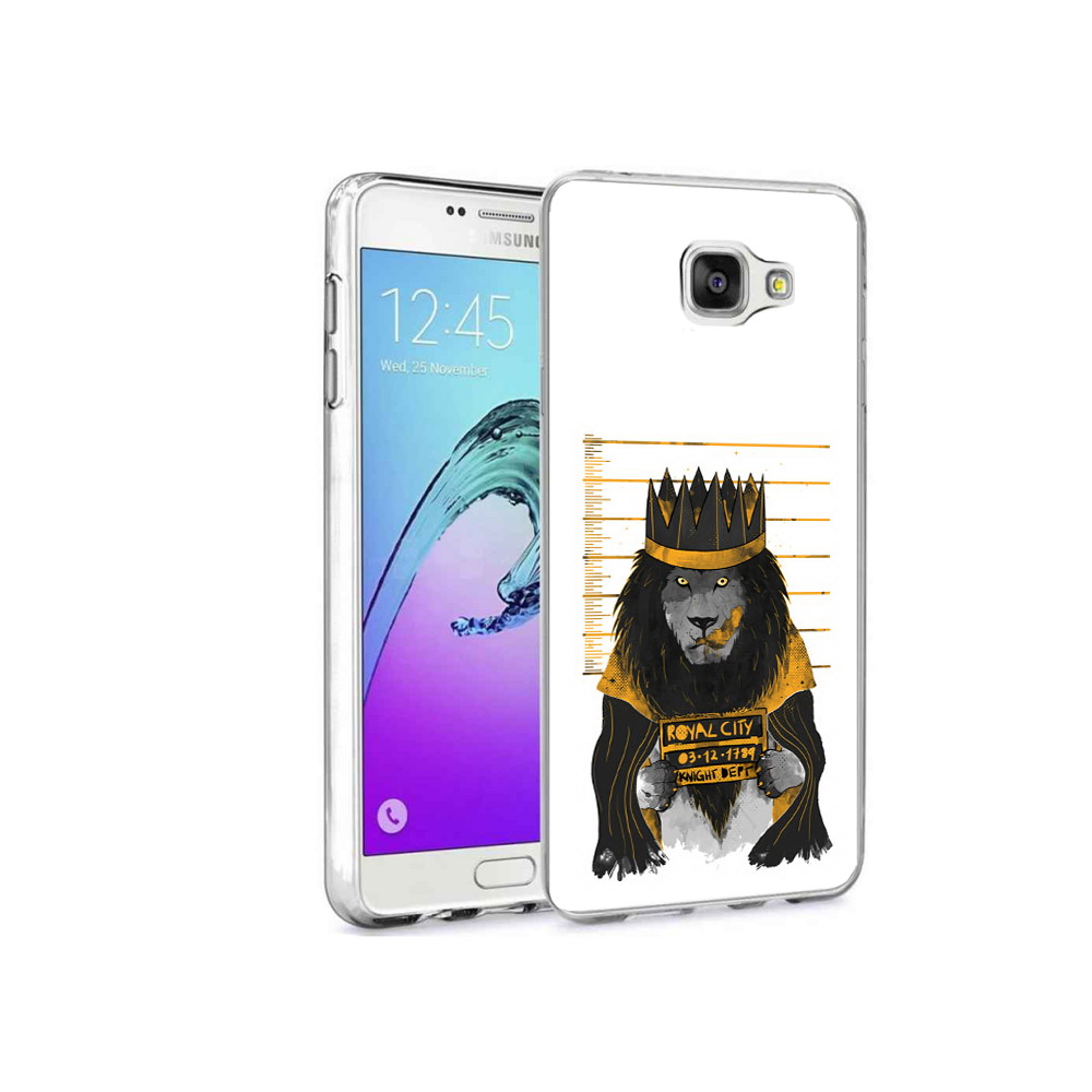 

Чехол MyPads Tocco для Samsung Galaxy A9 Pro лев в законе (PT52968.556.435), Прозрачный, Tocco