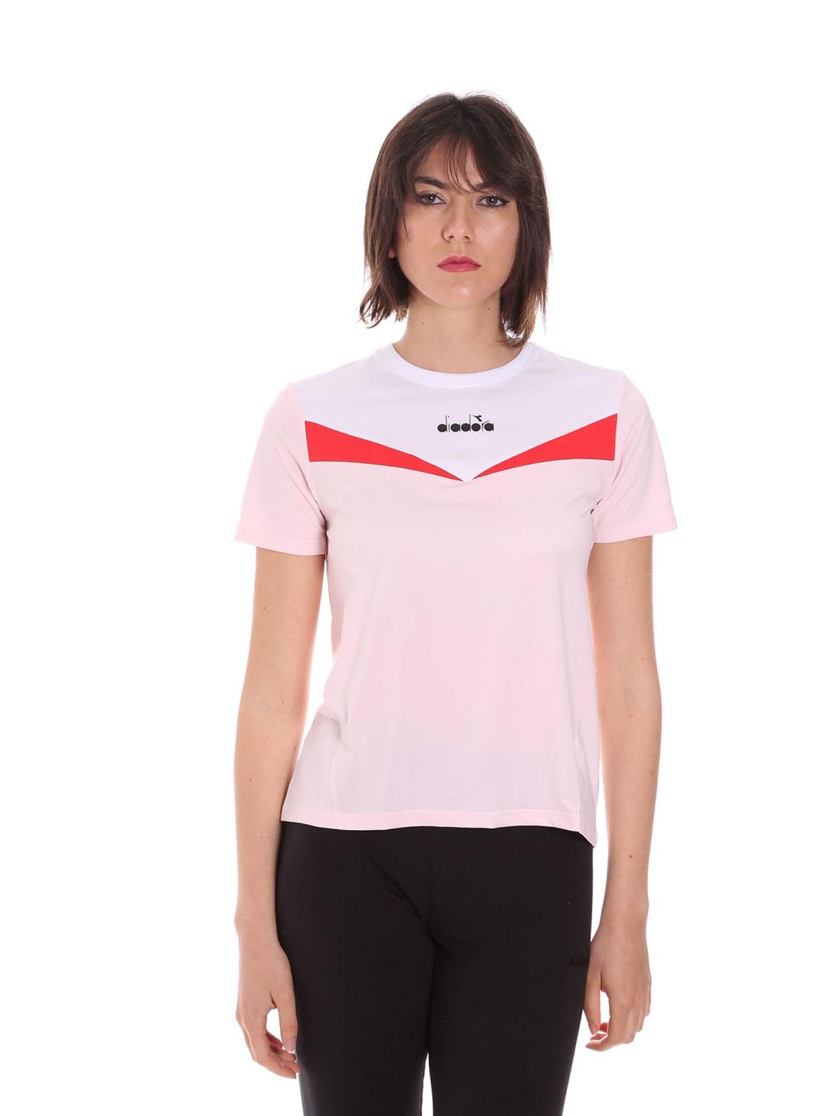 

Футболка женская Diadora L. Ss T-Shirt розовая M, Розовый, L. Ss T-Shirt