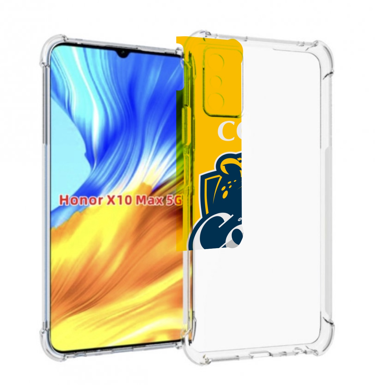 

Чехол MyPads фк сочи для Honor X10 Max, Прозрачный, Tocco