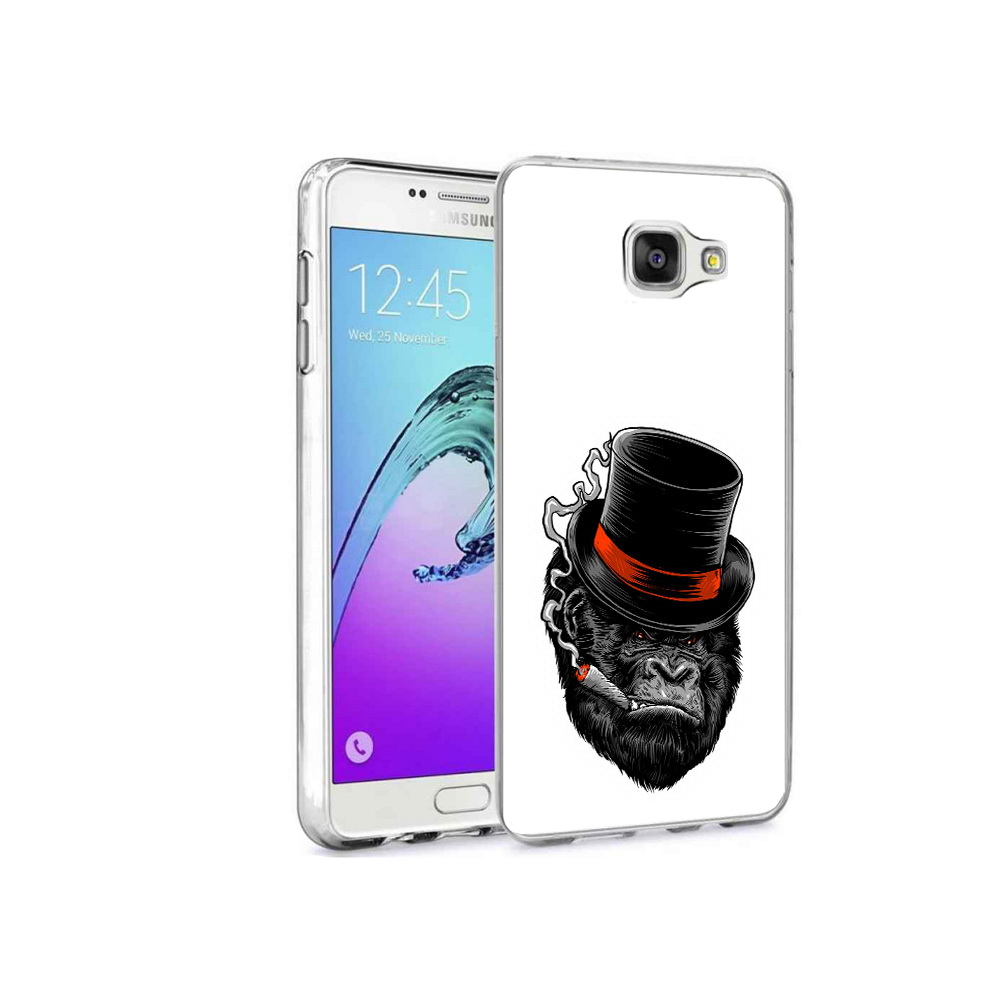 

Чехол MyPads Tocco для Samsung Galaxy A9 Pro дизайнерская горилла (PT52968.556.431), Прозрачный, Tocco
