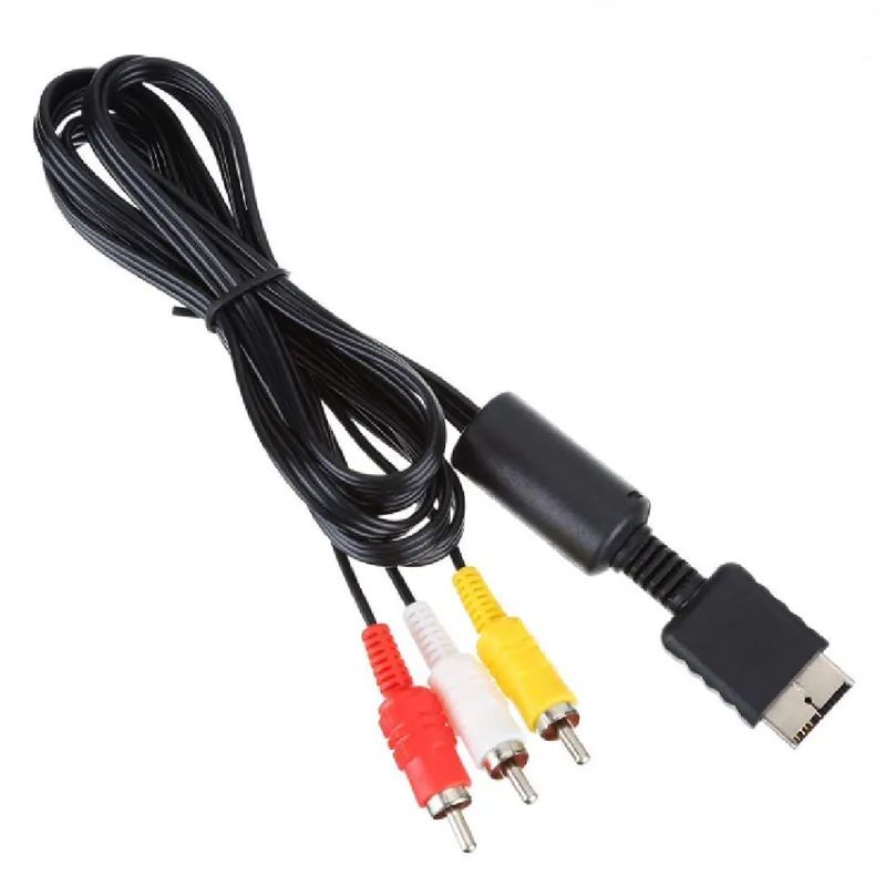 

Кабель NoBrand AV Cable для PlayStation 1/2/3, 2 м, Черный, AV Cable