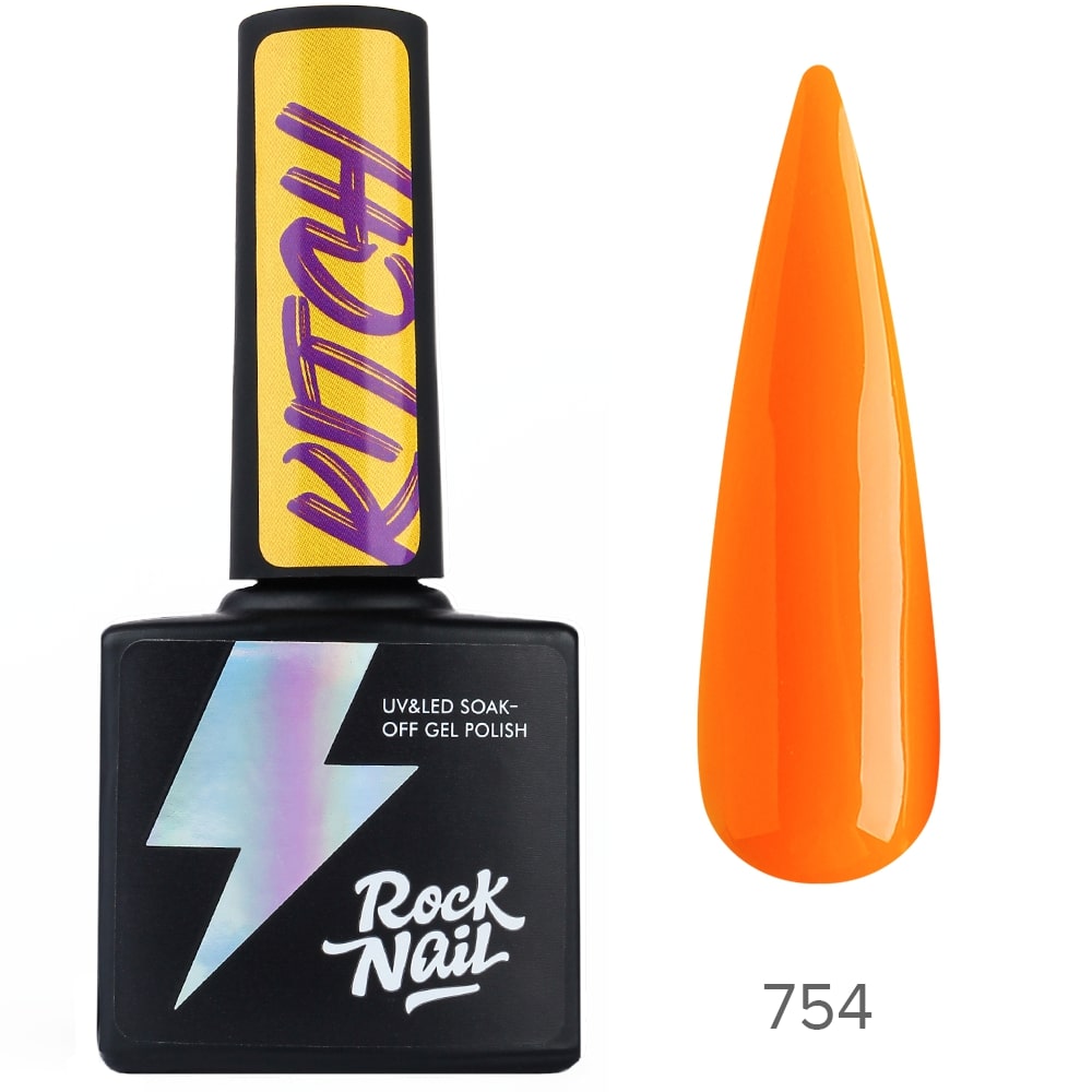 

Гель-лак RockNail Kitch 754 Dare To Be, Оранжевый