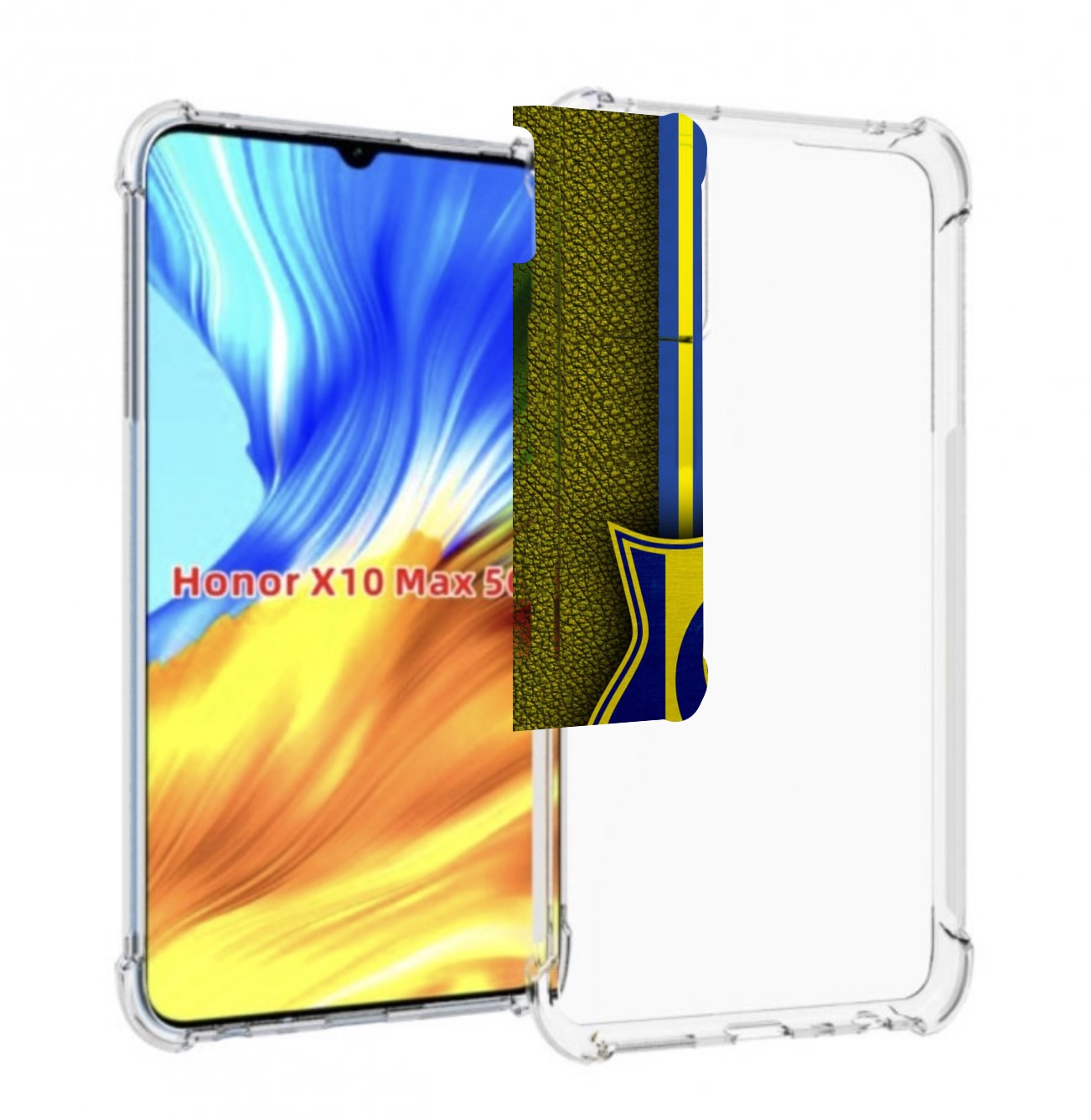 

Чехол MyPads фк ростов мужской для Honor X10 Max, Прозрачный, Tocco