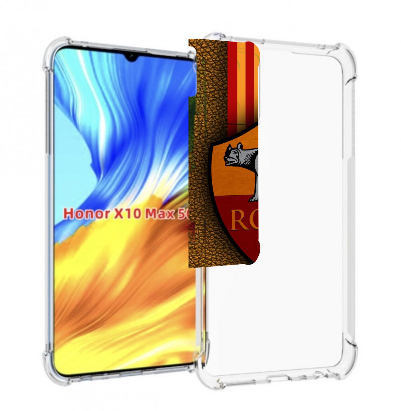

Чехол MyPads фк рома для Honor X10 Max, Прозрачный, Tocco