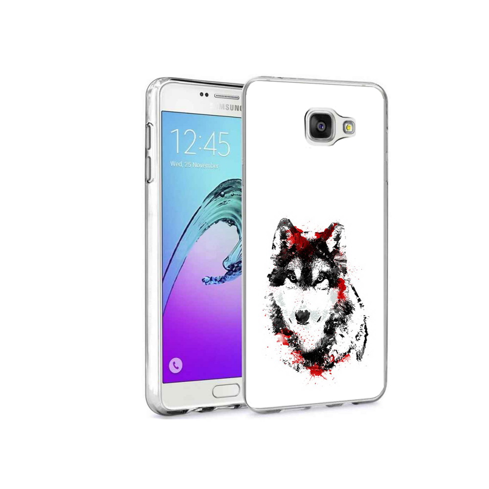 

Чехол MyPads Tocco для Samsung Galaxy A9 Pro кровавый волк (PT52968.556.416), Прозрачный, Tocco