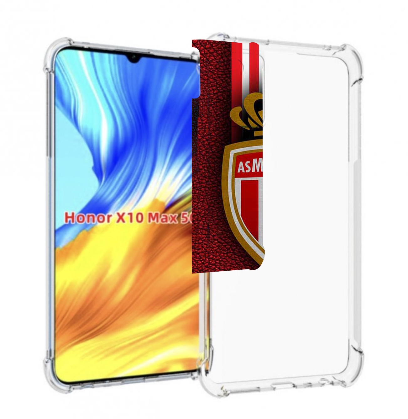

Чехол MyPads фк монако для Honor X10 Max, Прозрачный, Tocco