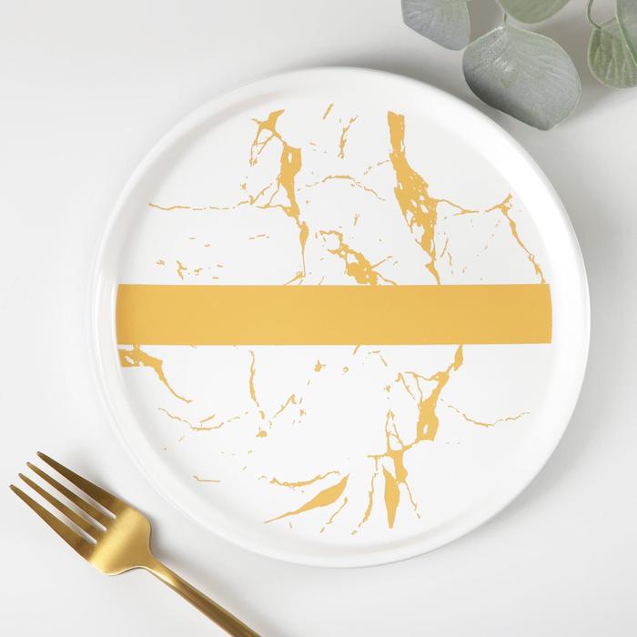 

Тарелка десертная Gold, d=20 см