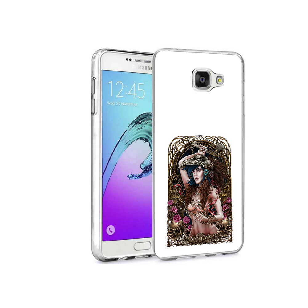 

Чехол MyPads Tocco для Samsung Galaxy A9 Pro красивая девушка рисунок (PT52968.556.407), Прозрачный, Tocco