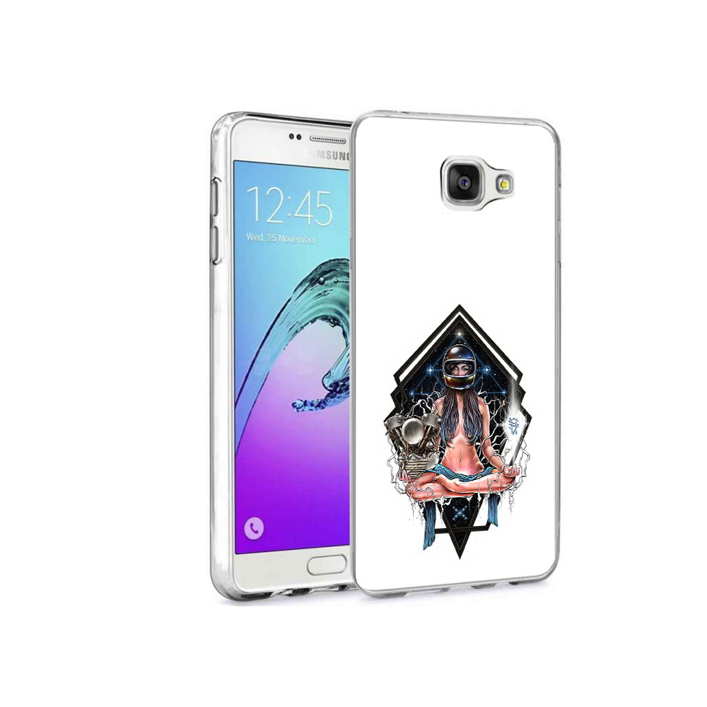 

Чехол MyPads Tocco для Samsung Galaxy A9 Pro красивая девушка в шлеме (PT52968.556.406), Прозрачный, Tocco