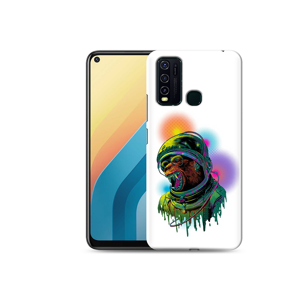 

Чехол MyPads Tocco для Vivo Y30 медведь космонавт (PT149334.437.466), Прозрачный, Tocco