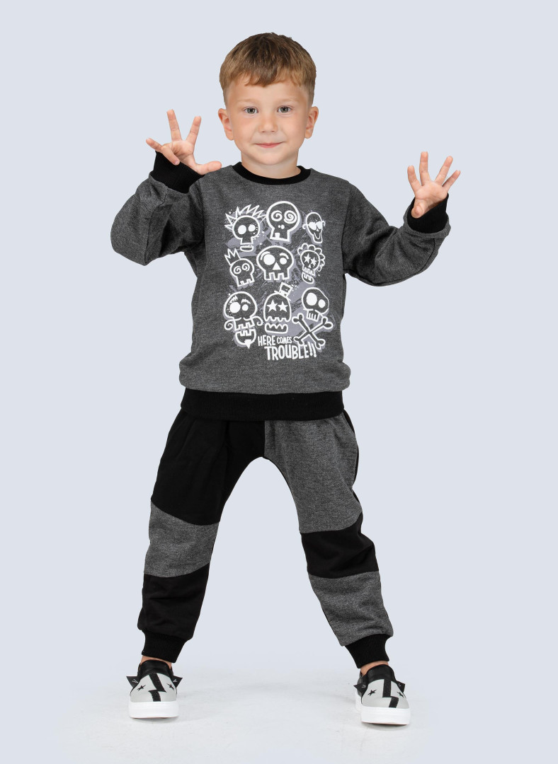 

Спортивный костюм Lupia Kids р. 9-10 лет Мультиколор, 971 (доставка из-за рубежа), Черный;серый, 971