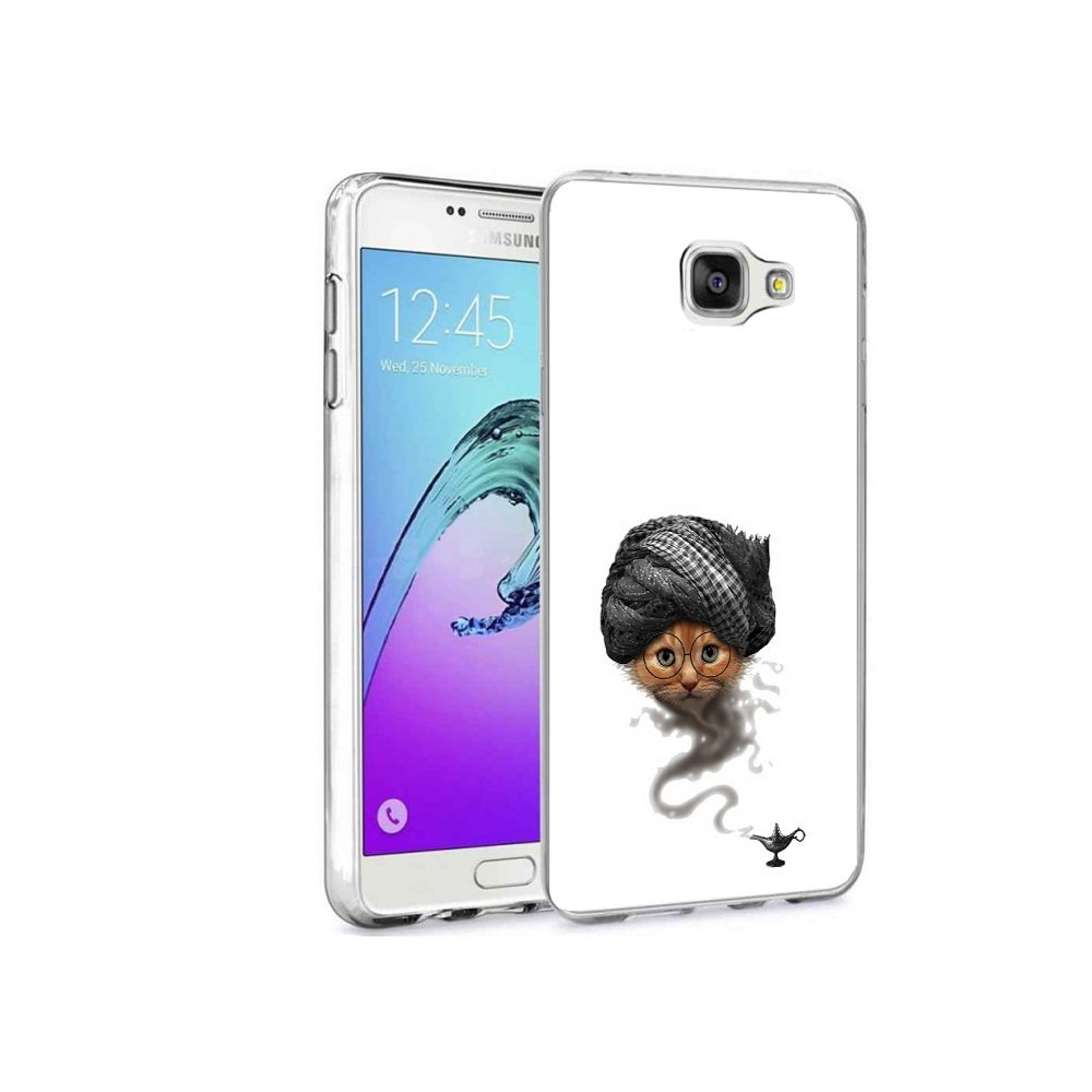 

Чехол MyPads Tocco для Samsung Galaxy A9 Pro кот джин (PT52968.556.398), Прозрачный, Tocco