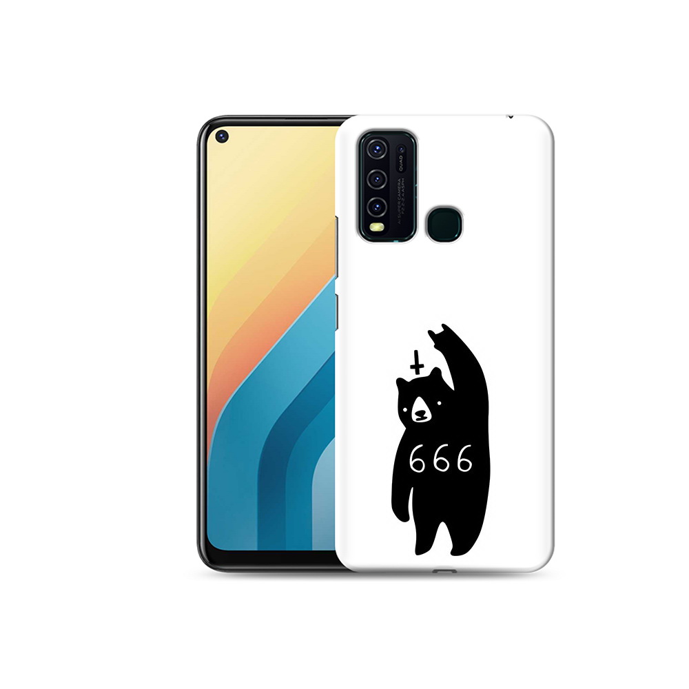

Чехол MyPads Tocco для Vivo Y30 медведь 666 (PT149334.437.462), Прозрачный, Tocco