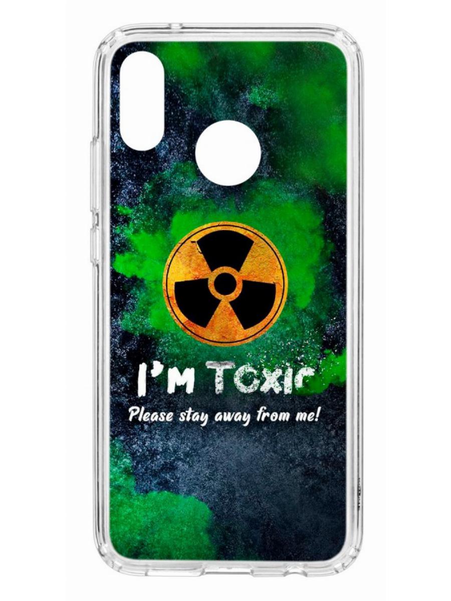 фото Чехол для huawei p20 lite kruche print toxic кruче