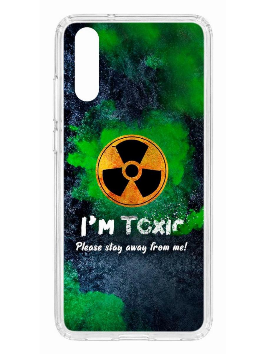 фото Чехол для huawei p20 kruche print toxic кruче