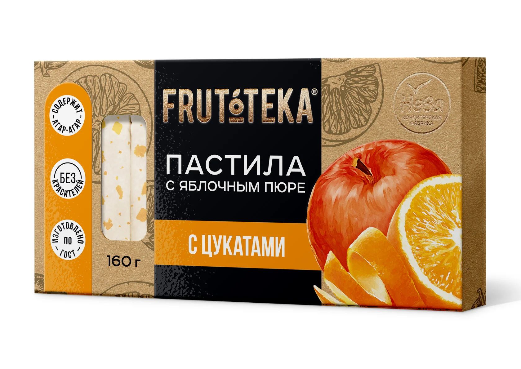 Пастила Frutoteka ваниль-цукаты 160 г