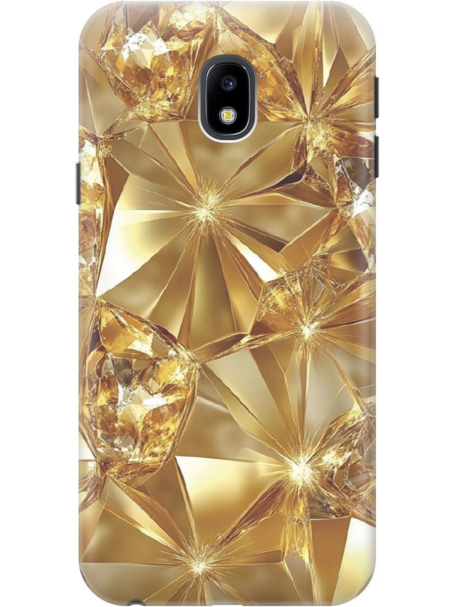 

Силиконовый чехол на Samsung Galaxy J3 (2017) с принтом "Желтый сапфир", 713722232