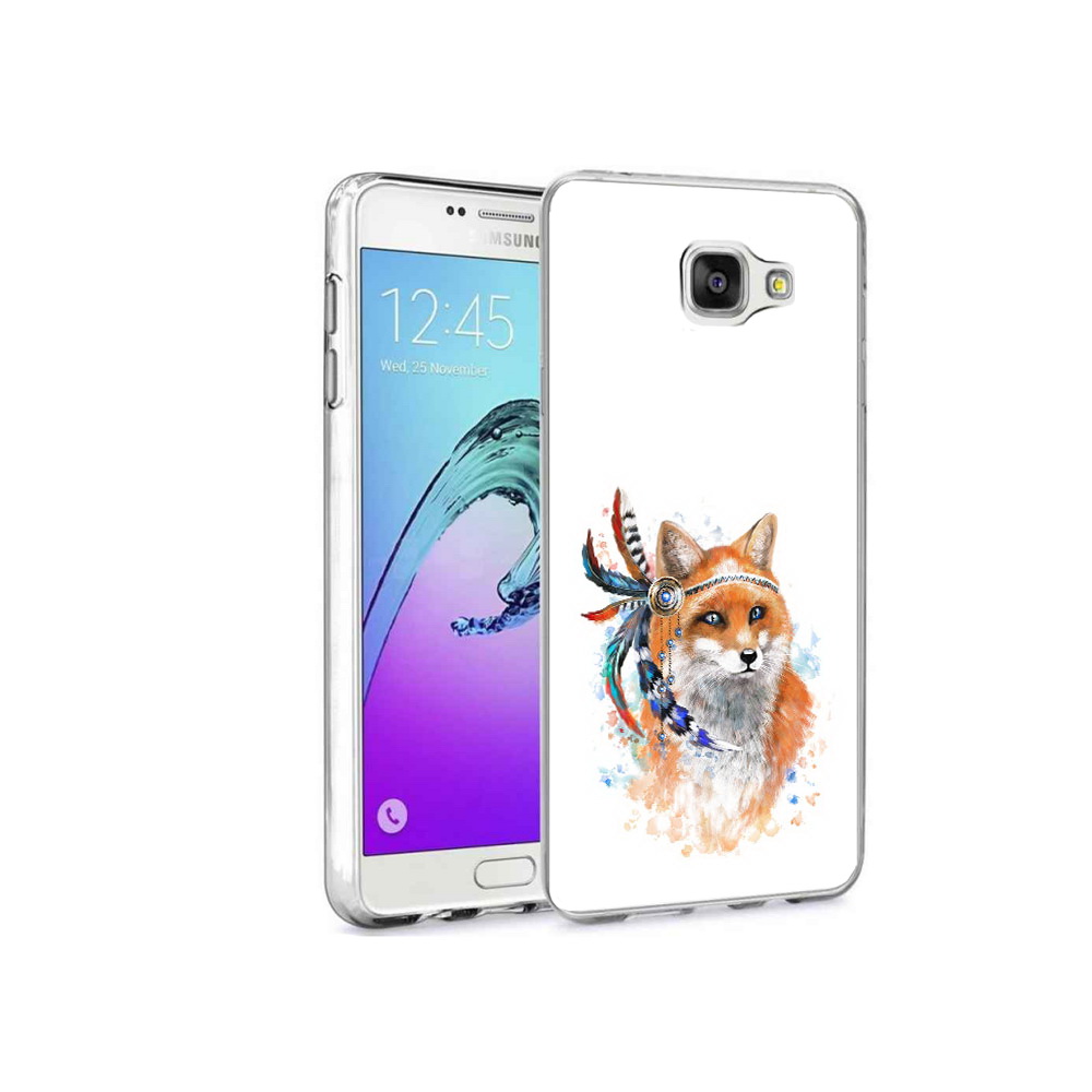 

Чехол MyPads Tocco для Samsung Galaxy A9 Pro инду лиса (PT52968.556.377), Прозрачный, Tocco