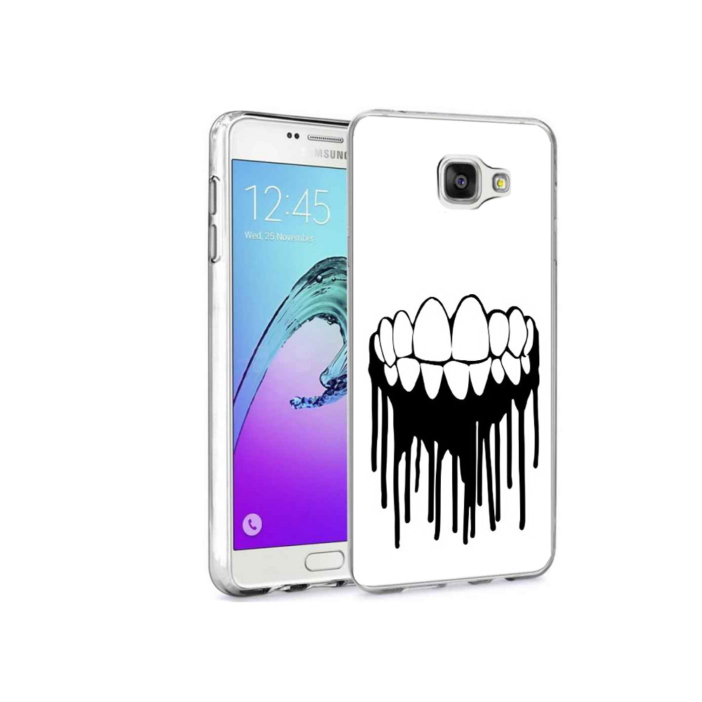 

Чехол MyPads Tocco для Samsung Galaxy A9 Pro зубы (PT52968.556.372), Прозрачный, Tocco