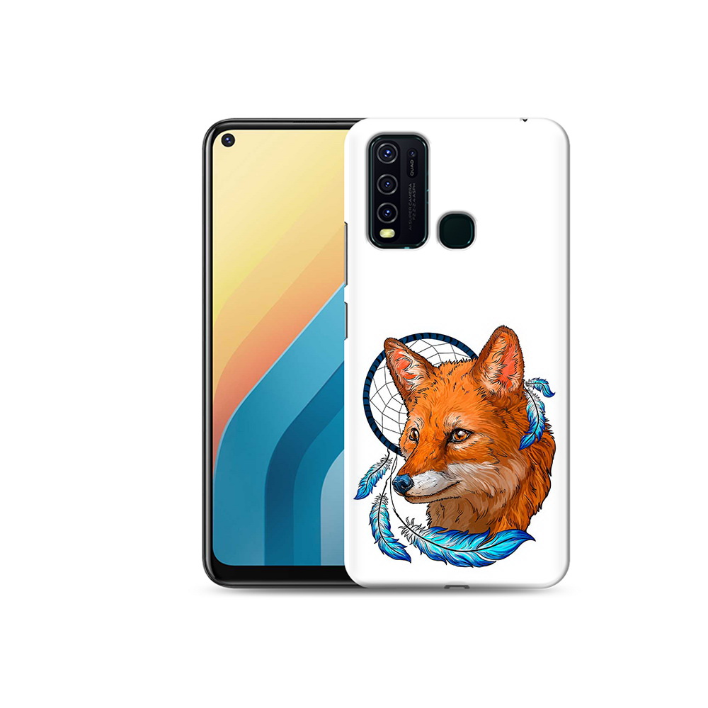 

Чехол MyPads Tocco для Vivo Y30 лиса и ловец снов (PT149334.437.438), Прозрачный, Tocco