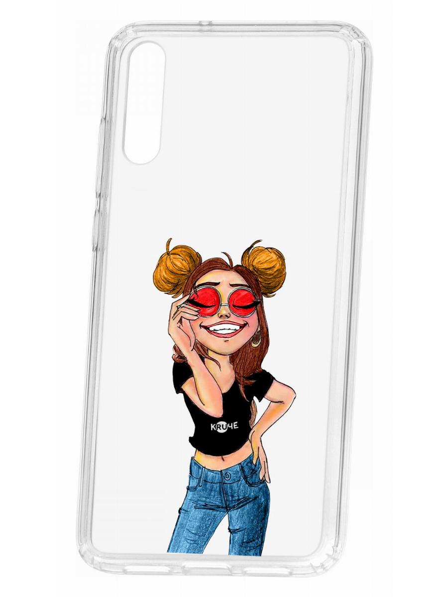 фото Чехол для huawei p20 kruche print smiling кruче