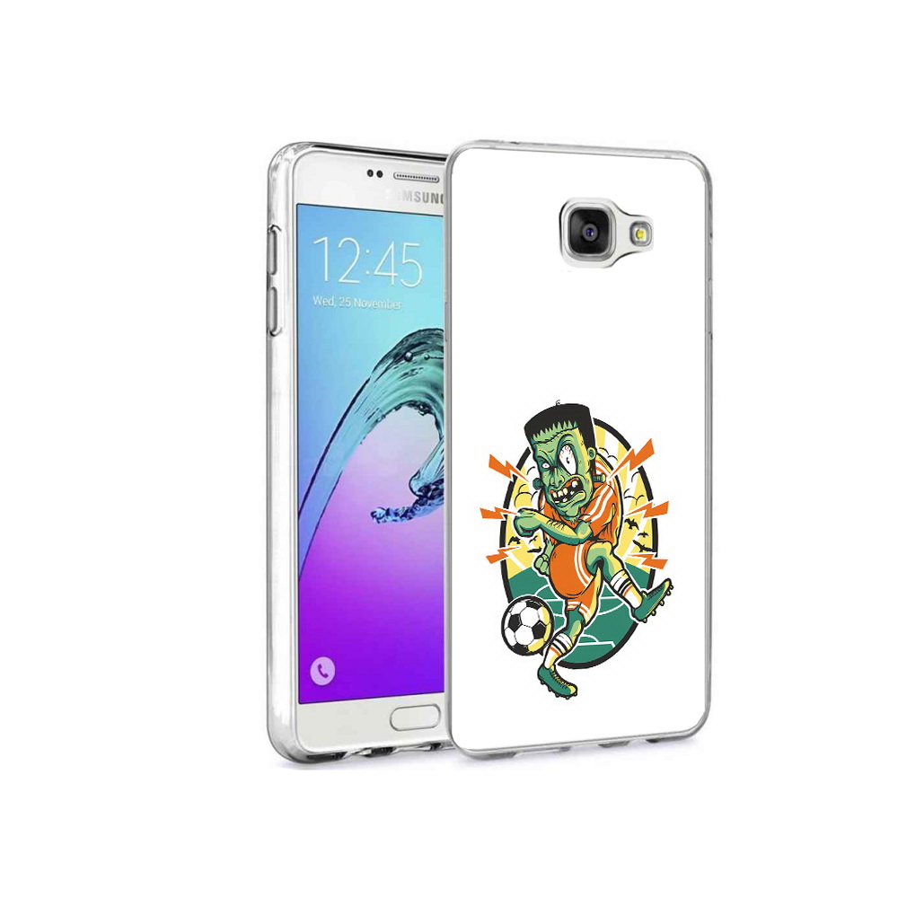 

Чехол MyPads Tocco для Samsung Galaxy A9 Pro зомби футболист (PT52968.556.368), Прозрачный, Tocco