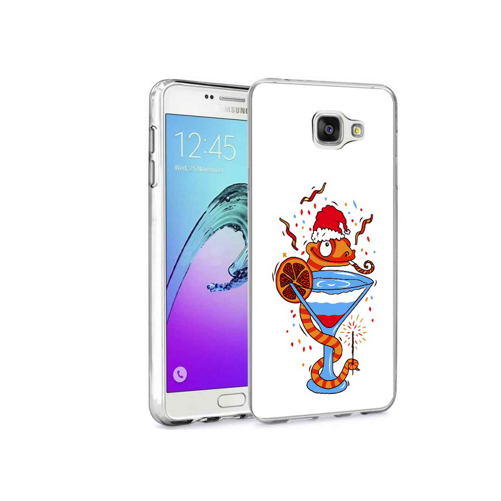 

Чехол MyPads Tocco для Samsung Galaxy A9 Pro змейка (PT52968.556.364), Прозрачный, Tocco