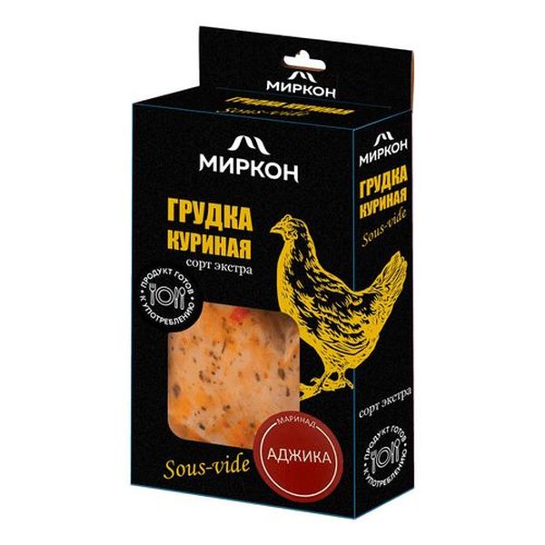 

Филе грудки куриной варено-копченое Миркон Су-Вид Аджика мини +-500 г