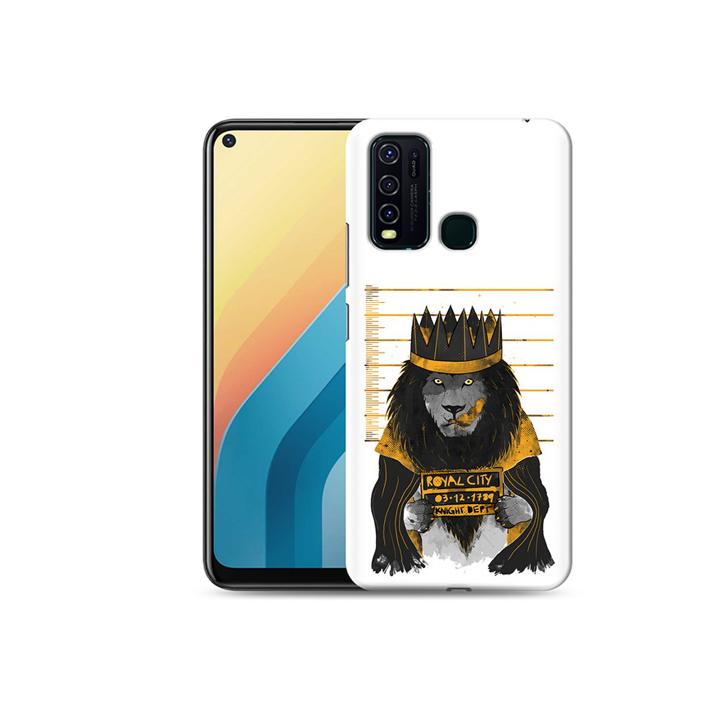 

Чехол MyPads Tocco для Vivo Y30 лев в законе (PT149334.437.435), Прозрачный, Tocco