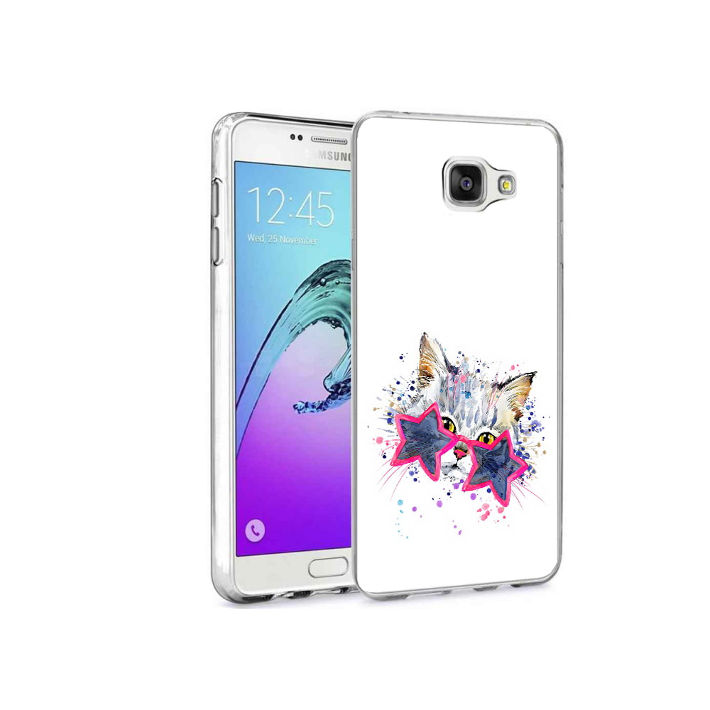 

Чехол MyPads Tocco для Samsung Galaxy A9 Pro звездные очки (PT52968.556.353), Прозрачный, Tocco