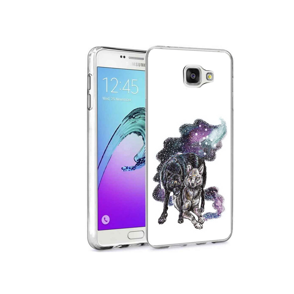 

Чехол MyPads Tocco для Samsung Galaxy A9 Pro звездные волки (PT52968.556.352), Прозрачный, Tocco
