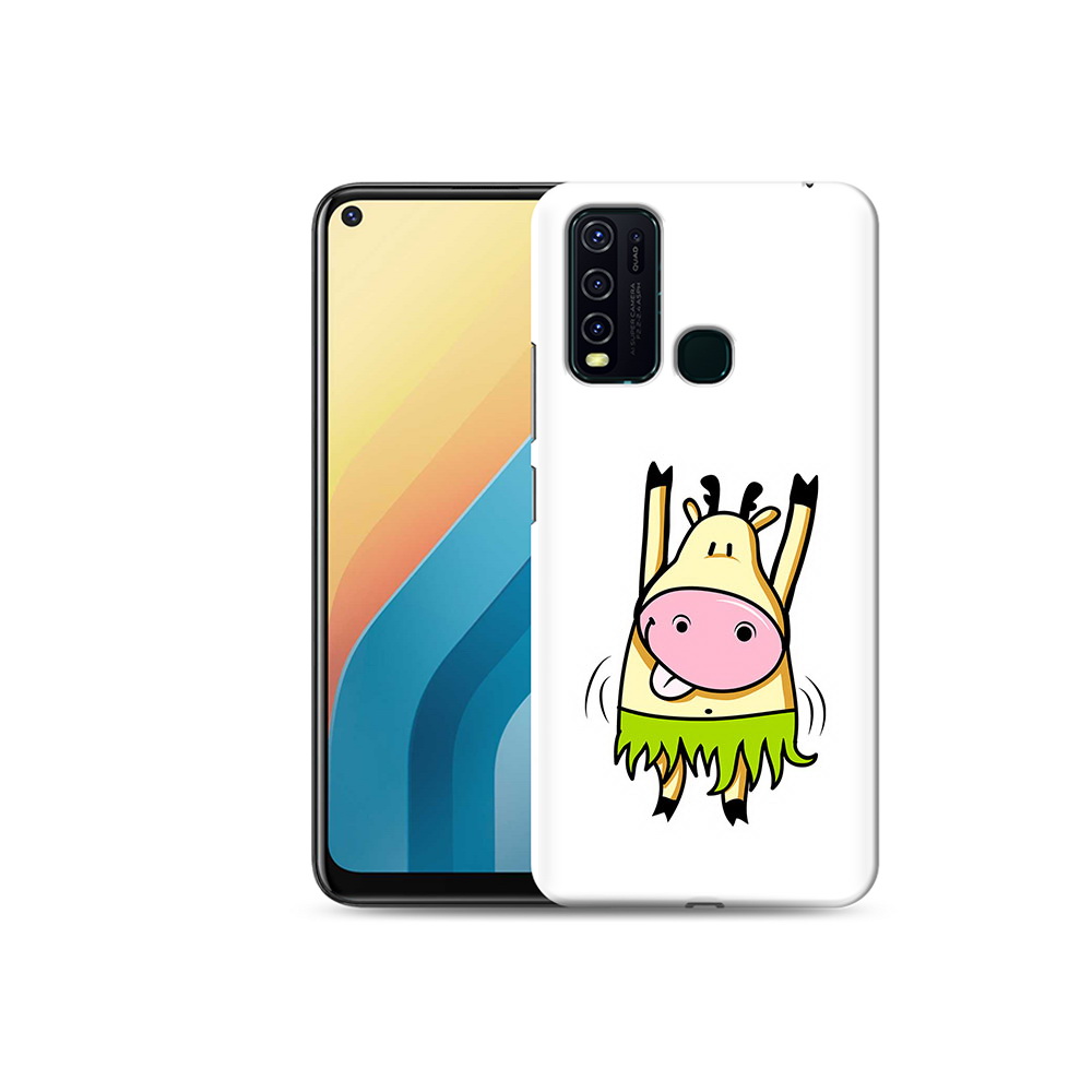 

Чехол MyPads Tocco для Vivo Y30 Веселая корова (PT149334.437.42), Прозрачный, Tocco