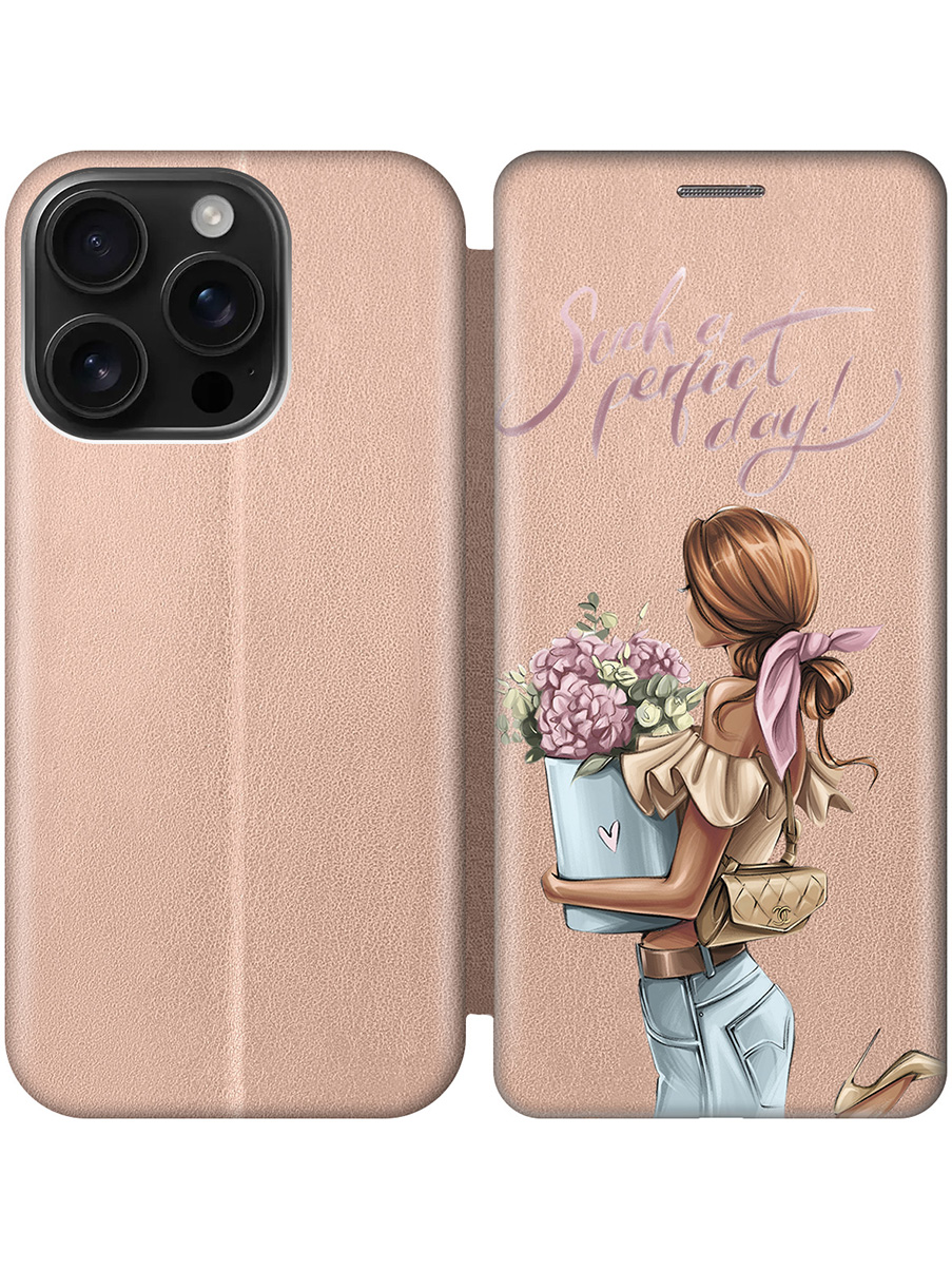 

Чехол-книжка на Apple iPhone 16 Pro с принтом "Какой прекрасный день" золотой, Золотистый;прозрачный;голубой;розовый, 785197775