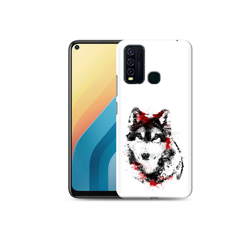 

Чехол MyPads Tocco для Vivo Y30 кровавый волк (PT149334.437.416), Прозрачный, Tocco
