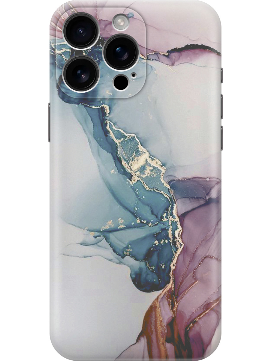 

Силиконовый чехол на Apple iPhone 16 Pro Max с принтом "Сине-розовый мрамор", Прозрачный;белый;розовый;синий, 785198331
