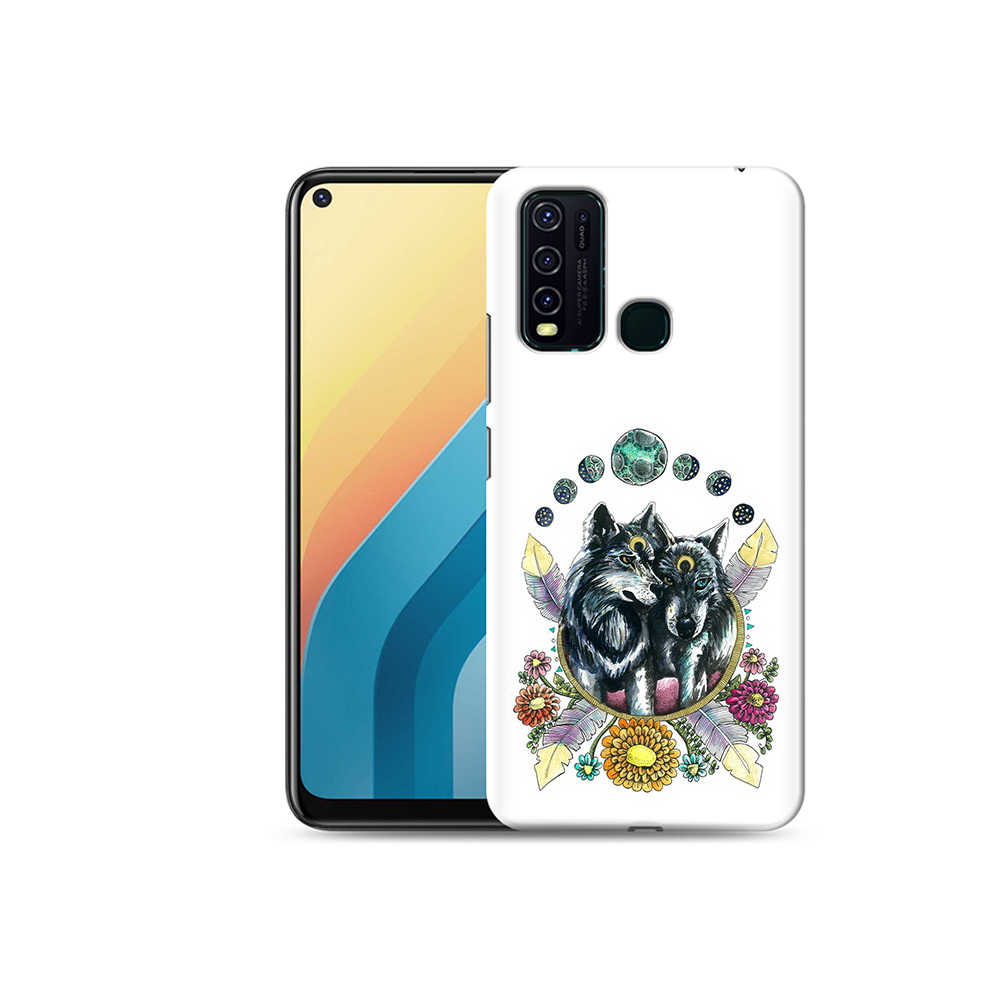 

Чехол MyPads Tocco для Vivo Y30 красивые волки абстракция (PT149334.437.408), Прозрачный, Tocco