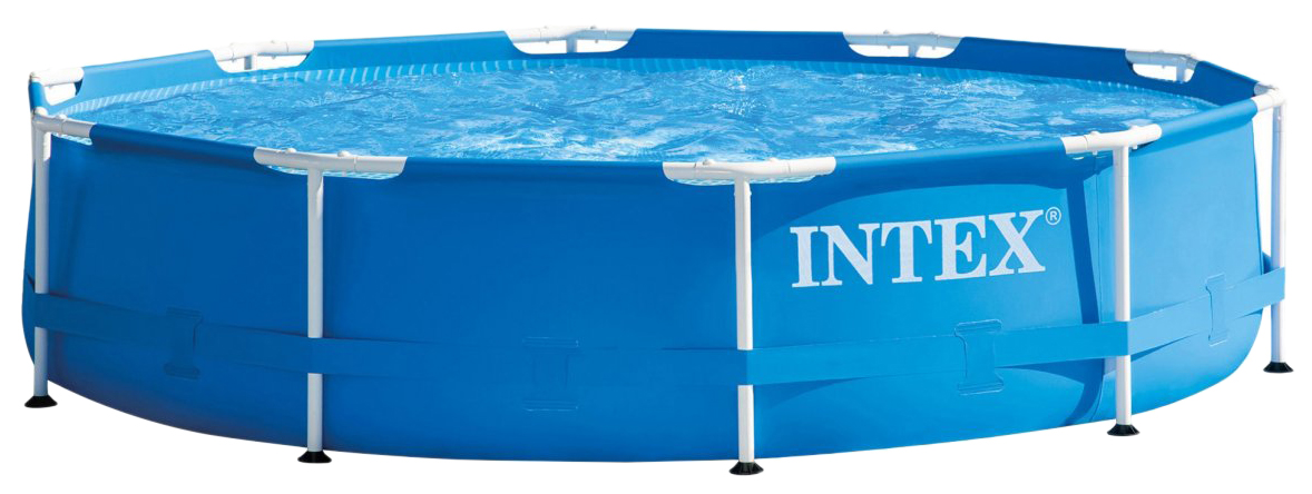 Каркасный бассейн Intex Metal Frame 28210 366x366x76 см, синий  - Купить