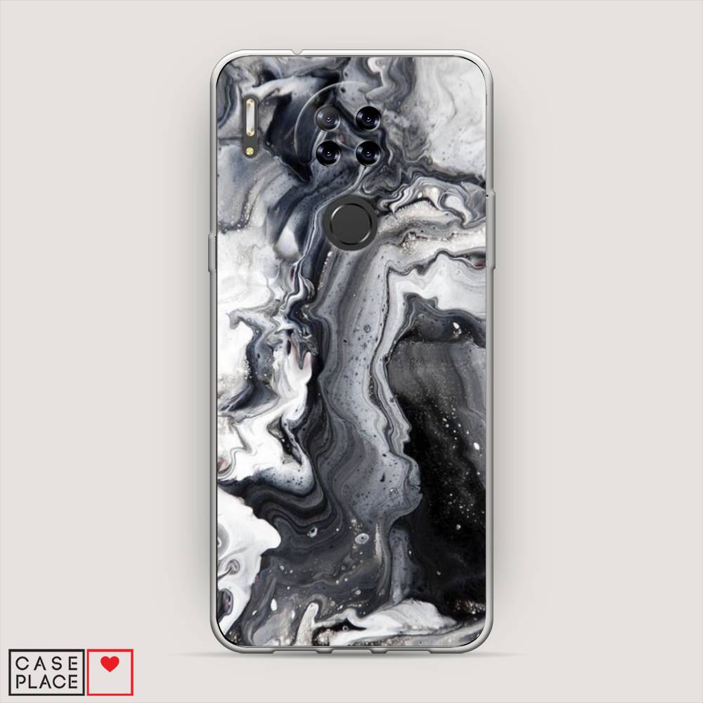 

Чехол Awog на Blackview A80 "Бело-черные сложные полосы", Разноцветный, 280150-3