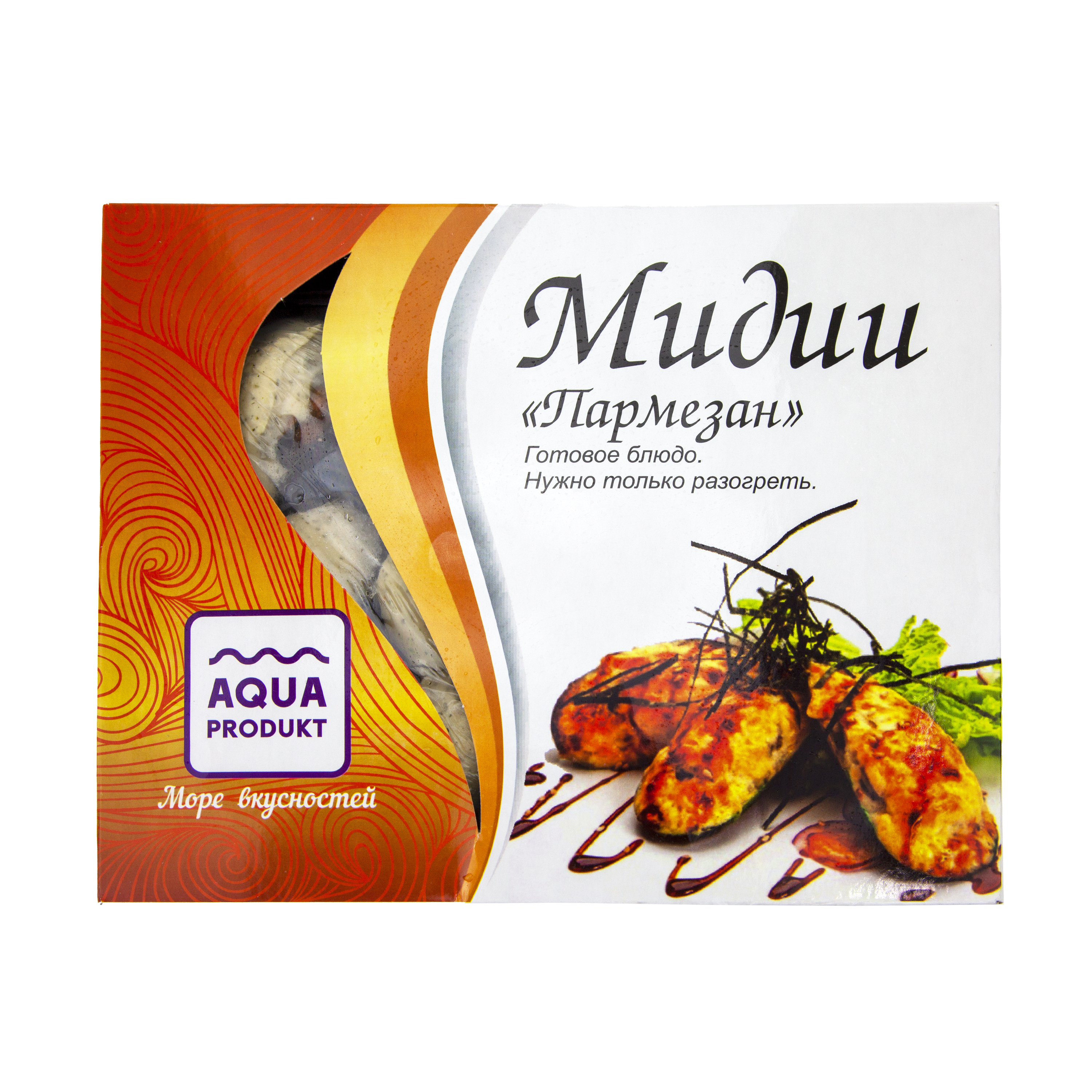 

Мидии Aqua Product в соусе пармезан