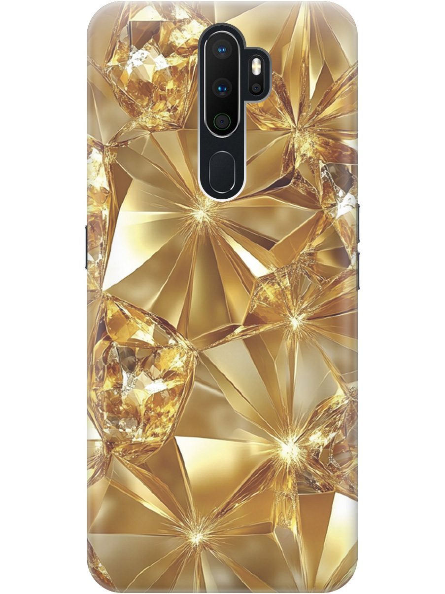 

Силиконовый чехол на Oppo A5 (2020)/A9 (2020) с принтом "Желтый сапфир", 726151332