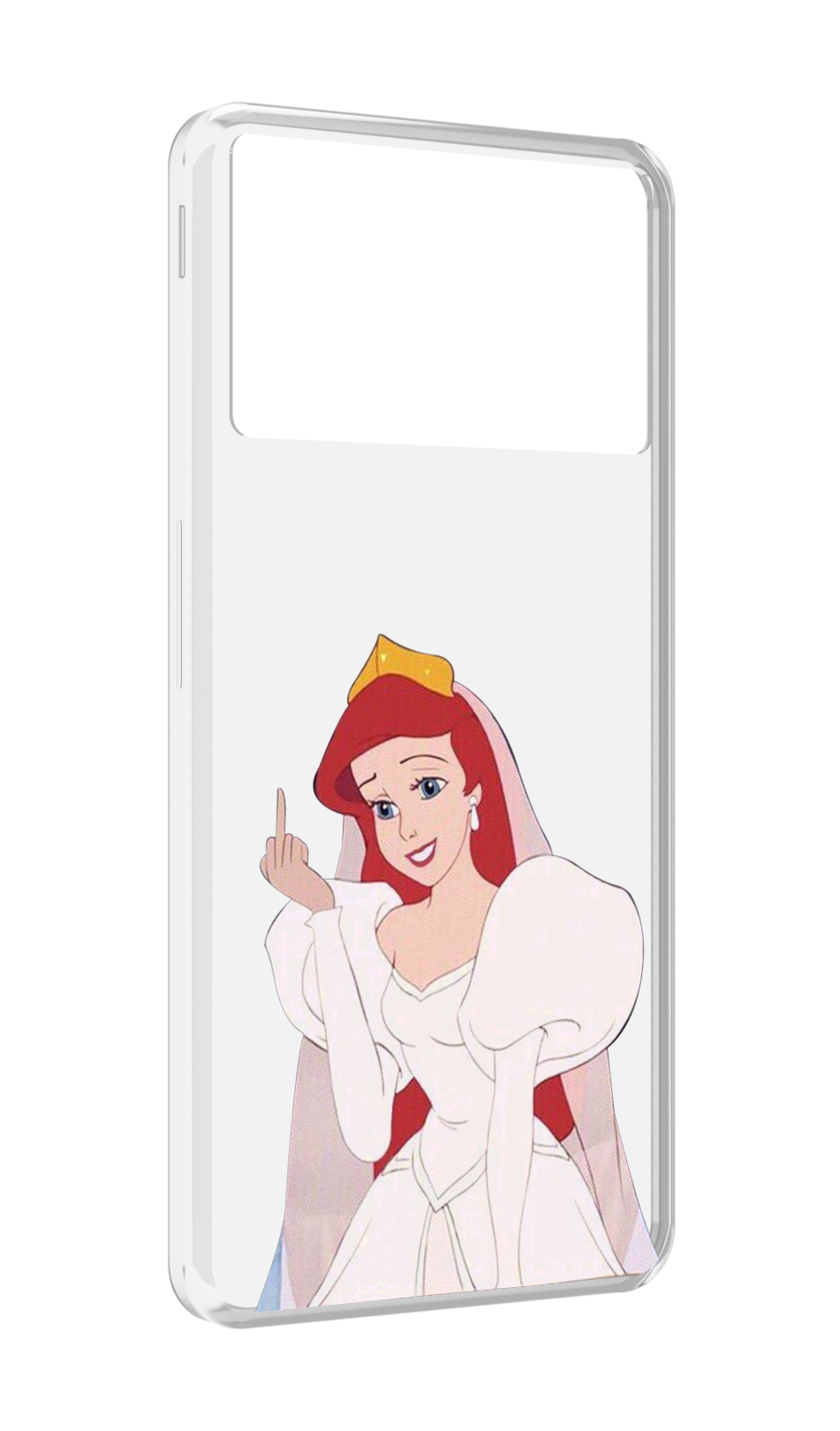 

Чехол MyPads принцесса-Русалочка-Ариель женский для ZTE Nubia Z40S Pro, Прозрачный, Tocco