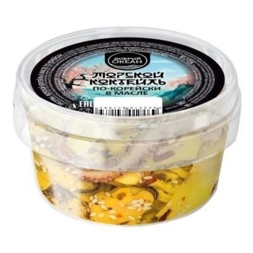 

Морской коктейль Pescatore Francesco по-корейски маринованный в масле охлажденный 180 г