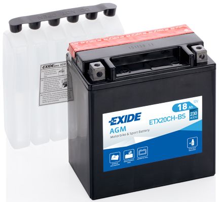 

Аккумулятор автомобильный EXIDE ETX20CH-BS 18 Ач