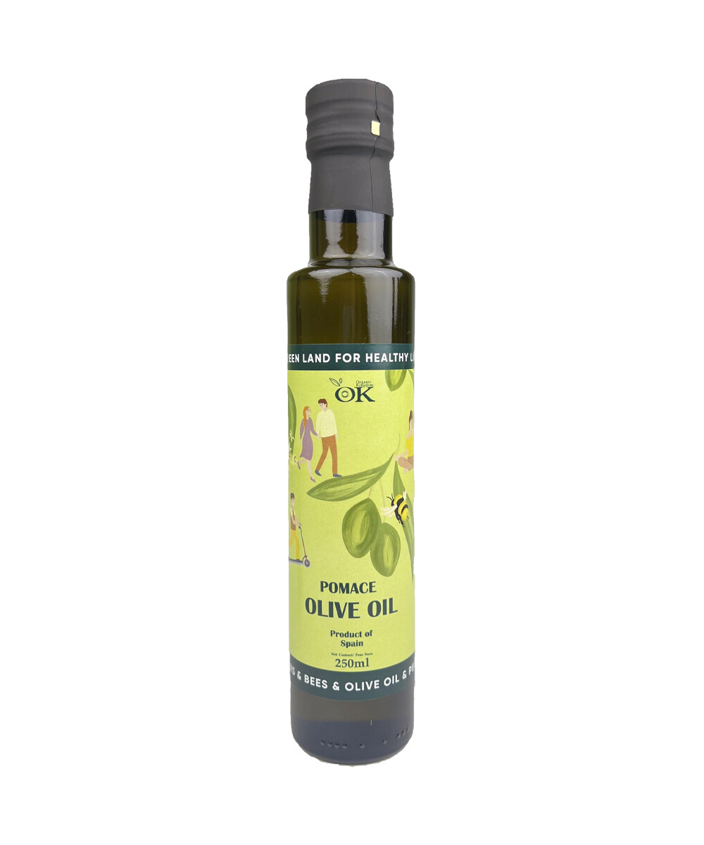

Масло оливковое из выжимок салатное Pomace Olive Oil, Organic Kingdom Испания, 250 мл, Оливковое